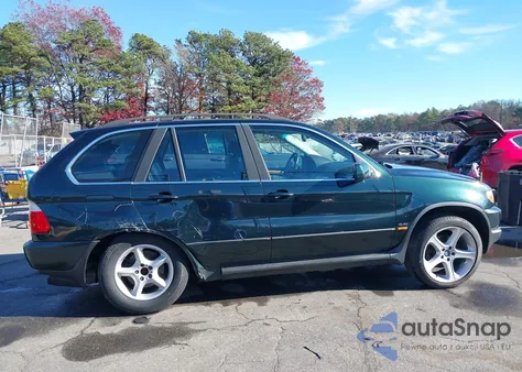 2001 BMW X5 4.4 из США, поврежденный, VIN WBAFB33571LH22272